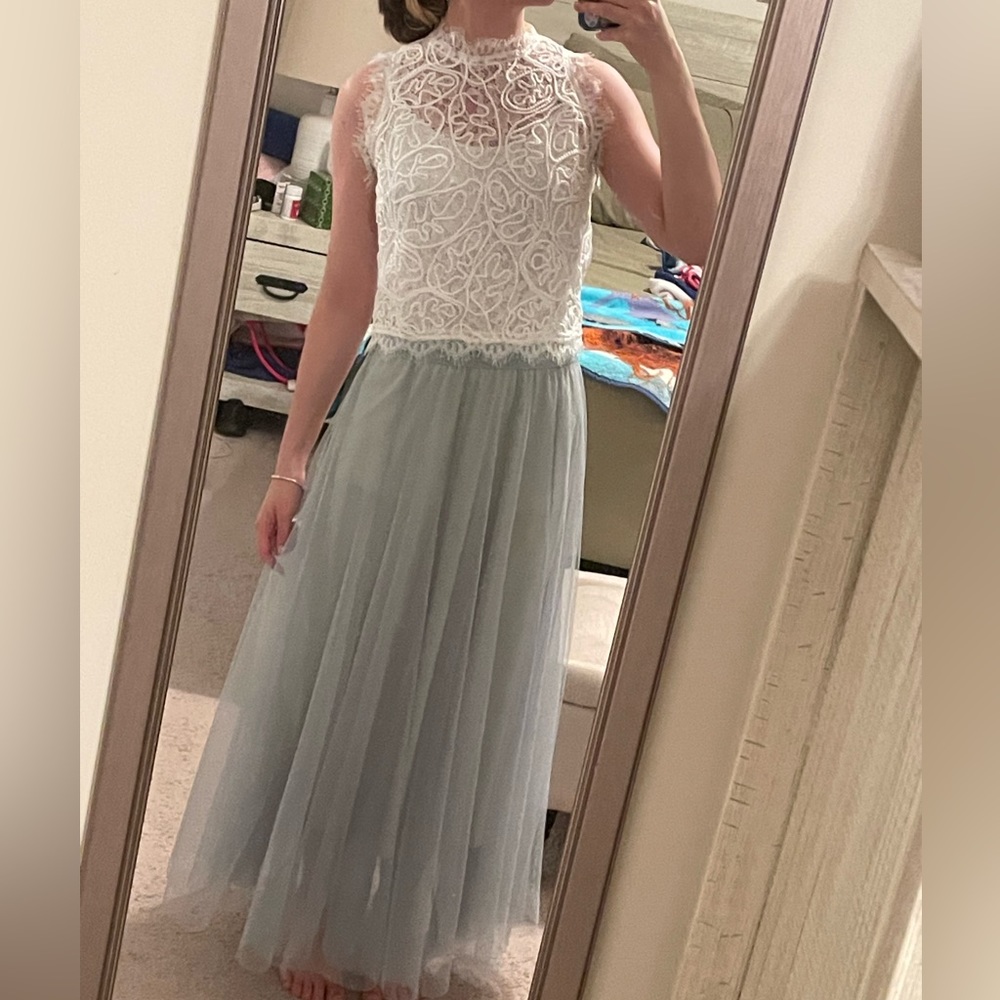 Sage Green Tulle Skirt NEW never used